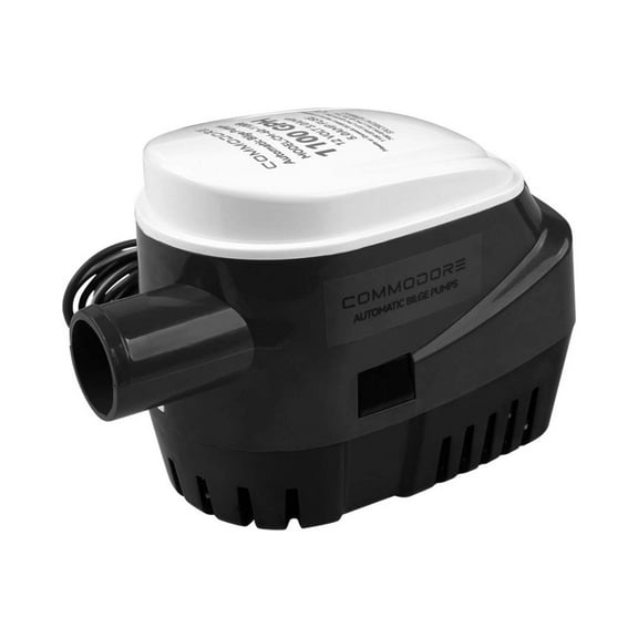 Commodore CM-60-1100B 1100 Gph 60 Series Automatic Bilge Pump - 12v