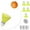 with 6 Balls, variant on BLEEUS Badminton Training Tool Self-study Badminton Rebound Device (with 3 Balls) Sporting Supplies (With 3 Balls)
