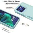 thumbnail image 5 of For Moto G Stylus 5G 2025 Case, Rugged Phone Case for Motorola Moto G Stylus 5G 2025, Njjex Shockproof Protection Heavy Duty Armor Hard Plastic & Rubber 2-in-1 Bumper Cover - Green, 5 of 7