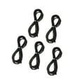 thumbnail image 1 of Replacement Jump Rope Cord Skipping Speed Rope Cable with End Caps Black, 1 of 9
