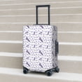 thumbnail image 5 of Uemuo Lavender Flowers Printed Washable Luggage Cover - Fashion Suitcase Protector Fits 18-32 Inch Luggage -Medium, 5 of 9
