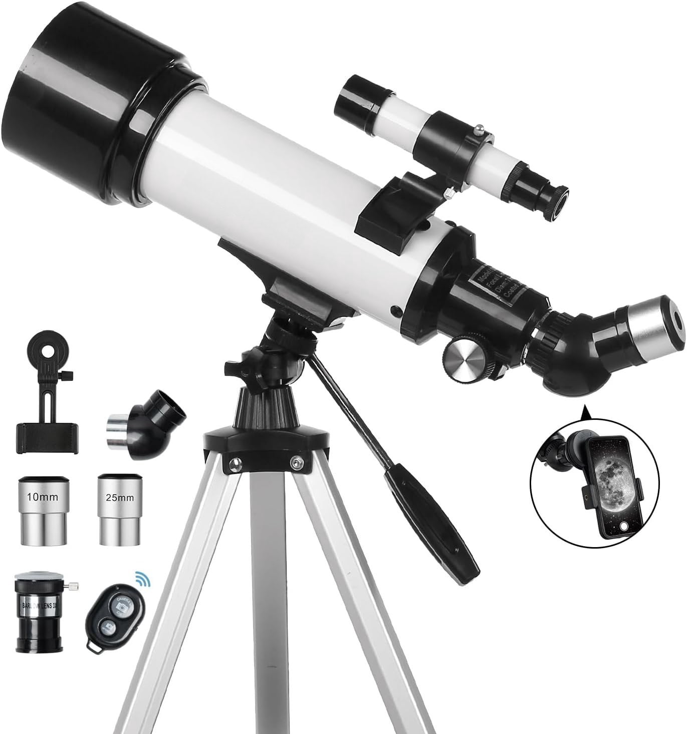 Vivitar VIV-TELMIC-20 Refractor Telescope/Microscope Combo 20x/30x
