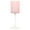 Pink, variant on Two-Tone 9 Oz White with Clear Stem Plastic Wine Goblets : Ideal for Parties & Event: 5CT