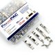 thumbnail image 1 of FramePac Perchas para cuadros con dientes de sierra de 1 5/8 pulgadas [paquete de 100] con tornillos – (también conocido como hardware para colgar cuadros, ganchos para colgar cuadros, ganchos para co, 1 of 5