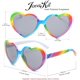 thumbnail image 2 of gafas de orgullo arcoíris, gafas de orgullo gay LGBT, gafas de sol de orgullo arcoíris en forma de corazón, accesorios de disfraz, 2 of 5