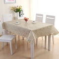 thumbnail image 5 of Pattern Waterproof Oil\-proof Coffee Table Cloth Tablecloth PVC Plastic Rectangular Table Cover 4, 5 of 5