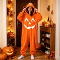 thumbnail image 5 of AHMOMEI Oversized Pumpkin Pajamas for Men ＆ Women Pumpkin Onesie Warm Soft Plush Hooded Jumpsuit Festival Sleepwear,cozy Fun Loungewear XL, 5 of 6