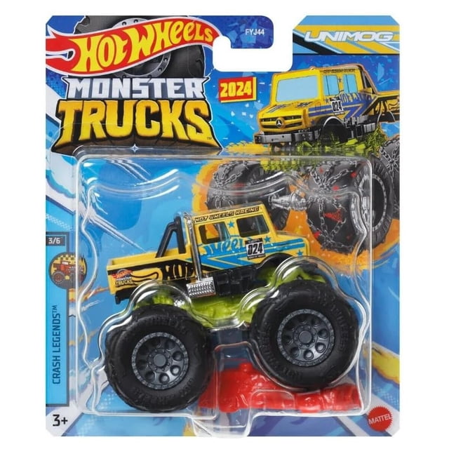 Toy Hot Wheels Monster Trucks Unimog Crash Legends 3/6 2024