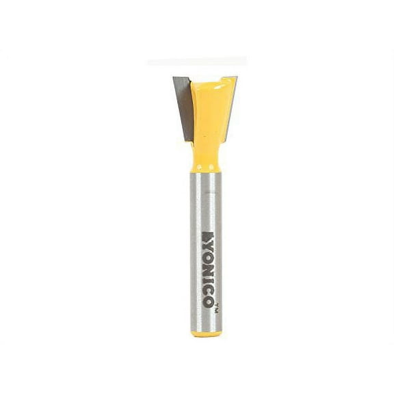 Yonico 14111q 10° X 1/2-Inch Dovetail Router Bit 1/4-Inch Shank