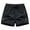 Black, variant on Mens Swim Trunks, Zipper Pockets Mesh Liner Quick Dry Summer Casual Beach Board Shorts Gray M