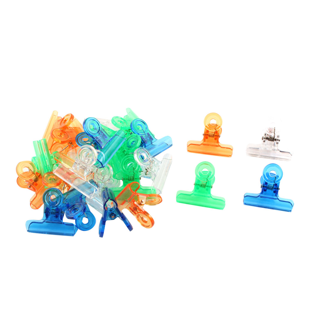 Office Stationery Spring Loaded Documents Ticket Binder Clip Clamp 24