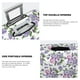 thumbnail image 3 of Fotbe Violets Flowers Funda Protectora para Equipaje, Antirrayones y Resistente a la Suciedad, Compatible con Maletas de 18 a 32 Pulgadas-Small, 3 of 7