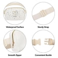 thumbnail image 4 of Letra inicial personalizada Fanny Pack VOROLO White Girl, 4 of 6