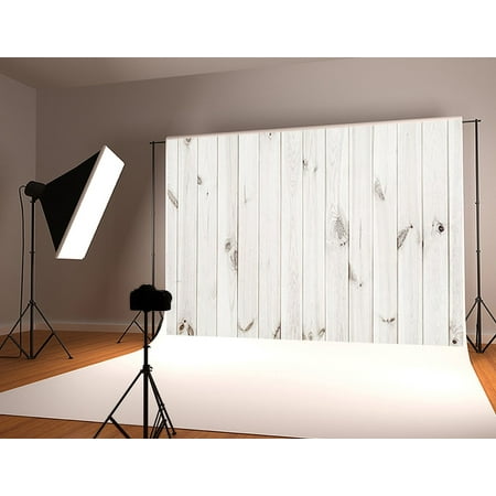 - HelloDecor Polyster Backdrop for Photographers 7x5ft Background White Wooden Pattern Photo Studio Props Backdrop for Children Picture