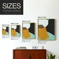 thumbnail image 4 of Graphica I Framed Print in Gold Solid Wood Framed Print No Nail Hanging, 4 of 6