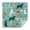 Dog Pattern With, variant on Doberman Dog Pattern with Pioneer Flower Square Tablecloth,Waterproof Square Table Cover,Wipeable Spillproof Washable Table Cover for Home Kitchen Party Decor 42"X42"(107x107cm)