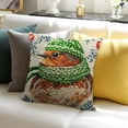 thumbnail image 3 of SHANXI Christmas Pillow Covers Decorative Wreath Animals Pillow Cases Cushion Cover Lovely 22x22in, 3 of 5
