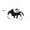 Red, variant on Chamoist Halloween Spider Tea Decor Lamps, Glowing Plastic Spider LED Lights for Halloween Decorations, Gothic Decor Home Porch Decorations ,All Saints' Day Halloween Decorations Eyeball Lights