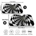 thumbnail image 3 of Kdxio 3D Vortex Illusion Print Windshield Sun Shade,UV Rays and Sun Heat Protection,Sunshade for Car Windshield,Car Shade Front Windshield - Small, 3 of 6