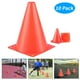 thumbnail image 1 of Conos de tráfico de entrenamiento de plástico | Juego de 10 marcadores deportivos naranjas duraderos | 16,5 cm de altura | Pilones de seguridad flexibles para fútbol, fútbol, baloncesto, juegos de, 1 of 9