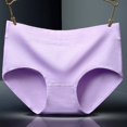 thumbnail image 1 of Ropa interior de algodón para mujer de cintura media Braguitas de color liso de algodón puro de cintura media Ropa interior de algodón puro para mujer de talla grande, 1 of 6