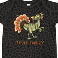 thumbnail image 4 of Inktastic Clever Turkey Thanksgiving Dinosaur Boys or Girls Baby Bodysuit, 4 of 5