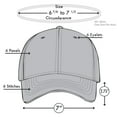thumbnail image 6 of Male Female Adjustable Buckle Closure USA Flag Embroidered Cap, 6 of 6