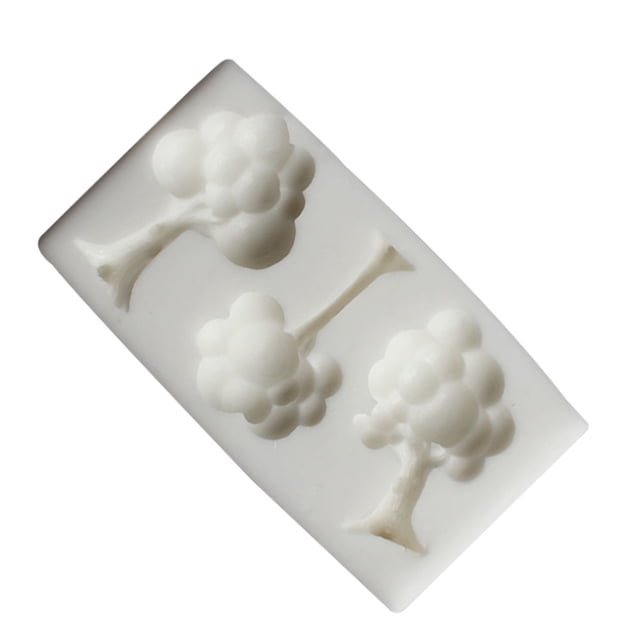 Billuyoard Molde para pasteles, rebanador de galletas, accesorio DIY en forma de árbol, crema 3D, utensilios para hornear, postre, arte, Pan, Herramientas y accesorios para hornear