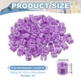thumbnail image 2 of Marqueurs pour Cintres Numéro 35 Étiquettes Taille de Cintre Clips Ronds Étiquette de Codage Couleur, Violet Rose 100 Pcs, 2 of 6