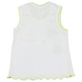 thumbnail image 3 of ToBeInStyle Girls' Pack of 4 Ultra-Soft Cotton Tank Tops w/ Ruffle Hem - Friend - 5 Years Old, 3 of 3