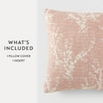 thumbnail image 4 of Noble Linens Elegant Cotton Decor Throw Pillow in Willow Pattern, 4 of 7