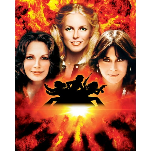 Charlies Angels Logo Jaclyn Smith Cheryl Ladd Kate Jackson 24X36 Classic Hollywood Poster Classic
