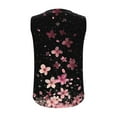 thumbnail image 5 of PNTUTB Women's Printed Loose Fit Basic Shirts Sleeveless Round Neck Pullover Casual Fashion Tank Tops, 5 of 6