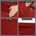 thumbnail image 4 of Toilet Lid Cover and Toilet Tank Lid Cover,Happon 2 Pcs Replacement Toilet Lid Covers Toilet Tank Cover with Elastic Bottom,Universal Toilet Tank Lid Toilet Top Cover for Bathroom Decor, Red, 4 of 7