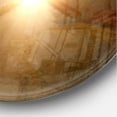 thumbnail image 3 of Designart 'Path To Sunlight In Autumn Forest Modern Wall Clock, 3 of 4