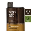 Every Man Jack Sandalwood Mens 2-in-1 Shampoo + Conditioner - For All Hair Types - 13.5oz