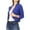 Blue, variant on Hvyesh Women Casual Blazer Plus Size Long Sleeve Open Front Cardigan Outwear Basic 2025 Solid Short Jacket Coat