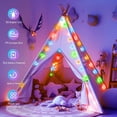 thumbnail image 2 of Cadena de luces Minetom Crystal Globe, 17 pies, 30 LED, multicolor, 2 of 7