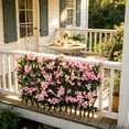 thumbnail image 4 of Expandable Fence Privacy Screen, Artificial Ivy Flower Hedge Fence, Outdoor Wall Decoration Balcony Railing Shelter Beautification Plant Wall for Outdoors Garden Patio Deck Apartment, 4 of 6