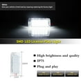 thumbnail image 5 of GTINTHEBOX 2PCS Super White LED 2018-SMD License Plate Lights For Ford Explorer Escape Fusion, 5 of 9