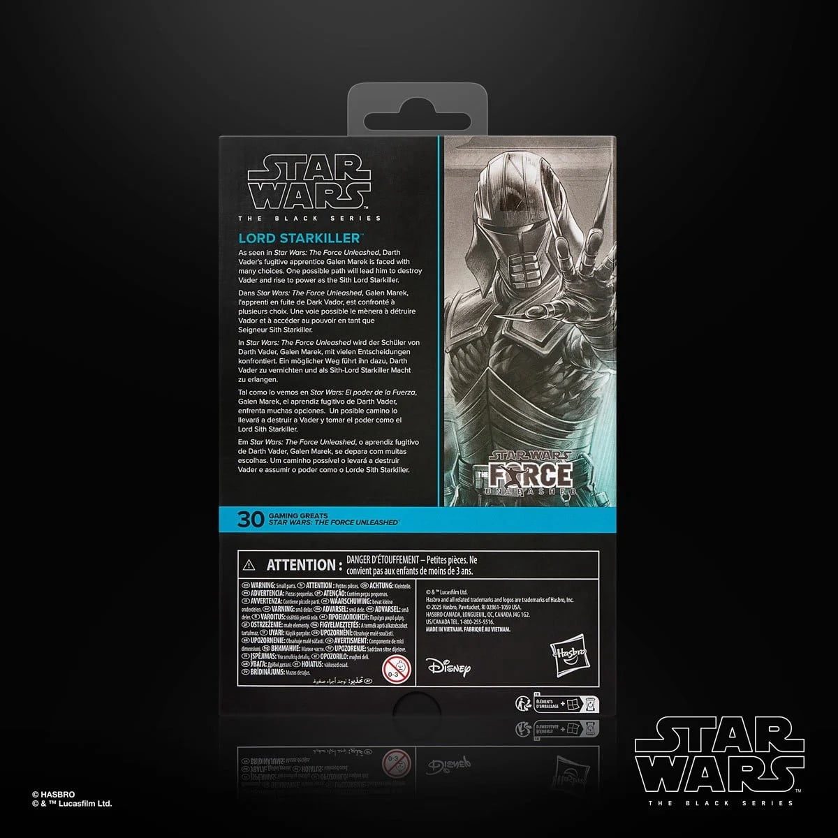 Star Wars The Black Series Gaming Greats Lord Starkiller 6-inch Action Figure