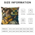 thumbnail image 5 of YINGXI Johannes Vermeer Throw Outdoor Square Decorative Cushion Covers 20x20in, 5 of 5