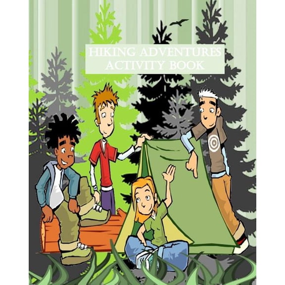 Hiking Adventures Activity Book: A Puzzle Book to Learn 25 Vocabulary Words, (Paperback)