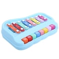 thumbnail image 4 of Baby Piano Toy, Baby Musical Piano, Fine Workmanship With A Small Knocking Stick Not Easy To Damage For Children Kindergarten Blue, 4 of 8