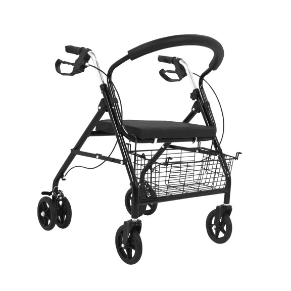 Andadera Para Adulto Onof con Ruedas 4 en 1 Color negro