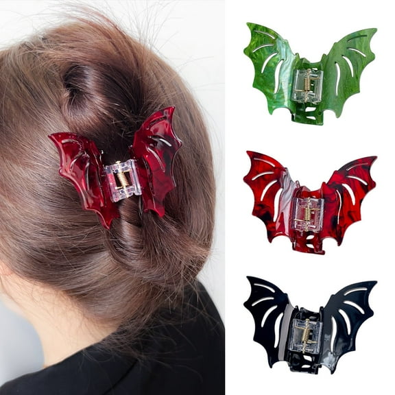 Yoyauz Halloween Hair Clip, Suitable For Thick And Thin Hair, Pumpkin Ghost Bat Design Hairstyle Accessories, Halloween Party Gift