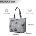 thumbnail image 5 of Cartoon Puppy Design Weekender Bag, Funny Dog Pattern Duffel for Women, Lightweight Tote for Dog Lovers, 5 of 5