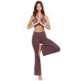 thumbnail image 4 of Women's High Rise Flare Yoga Activewear Pants - Smoky Mauve, S, 4 of 5