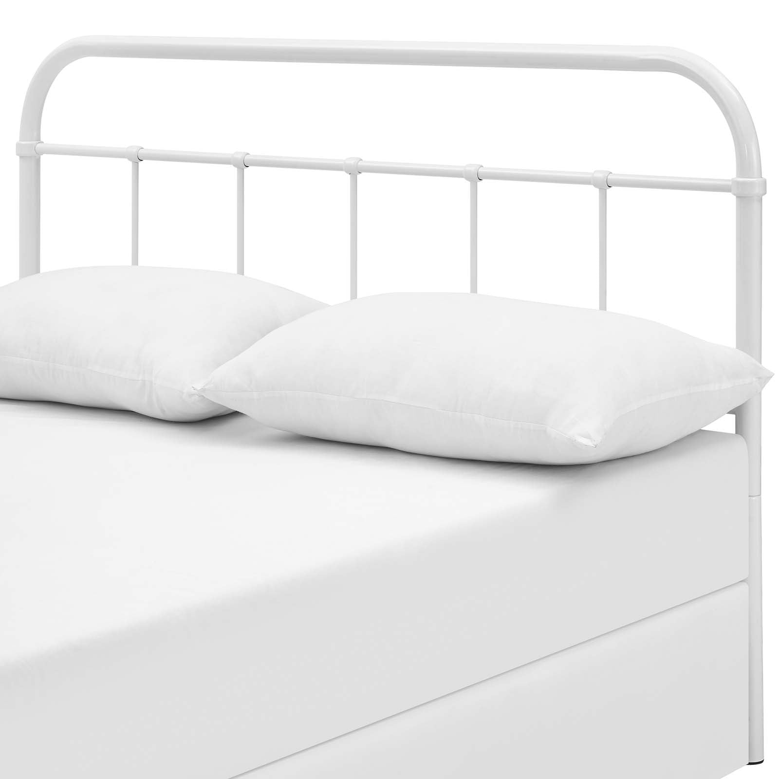 Mainstays Tempo Full Queen Adaptable, Mainstays Tempo Full Queen Metal Headboard White