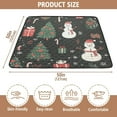 thumbnail image 4 of WOBOGO Snowmen Christmas Tree Baby Playmats Extra Large Waterproof Rollable Activity Pads for Toddlers 50×50inch, 4 of 7